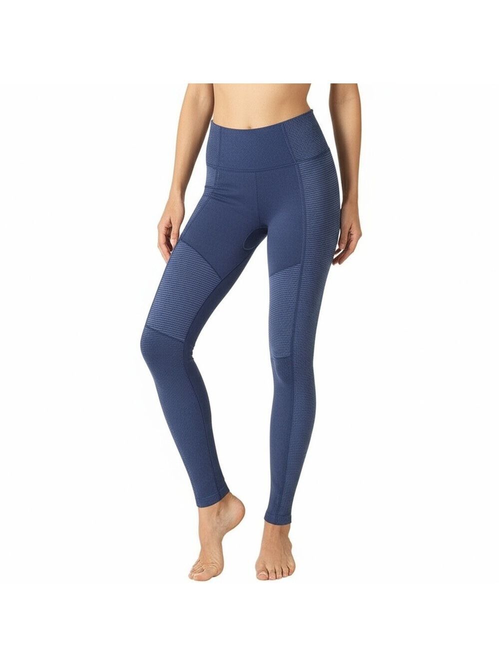 OFFLINE by Aerie Leggings Womens XS Navy Ribbed Wide Waistband Athleisure